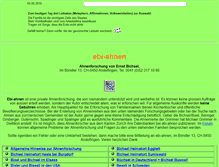 Tablet Screenshot of ebi-ahnen.ch
